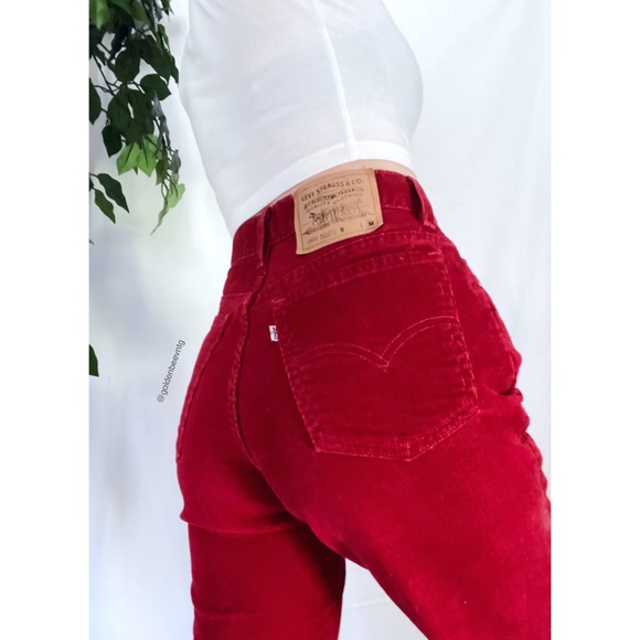 Levi's Denim - 🌿 Vintage Levi’s Ruby Corduroy High Waisted Jeans